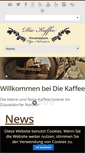 Mobile Screenshot of die-kaffee.de